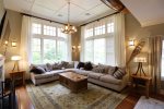 Large Sectional in Riverside Vacation Condo Lincoln, NH